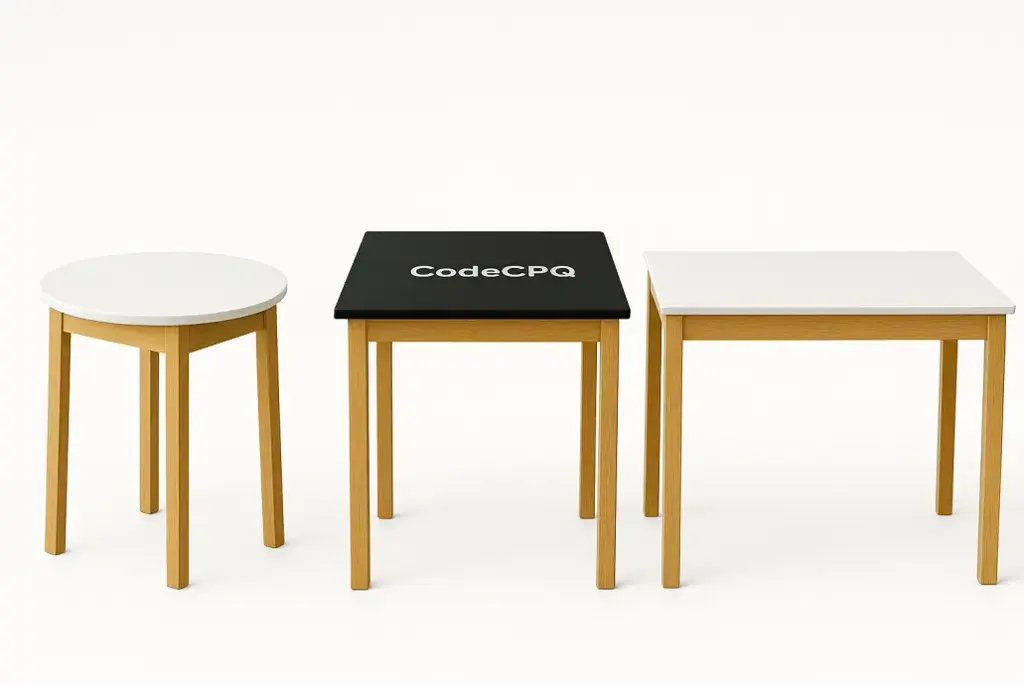 Table, made to measure